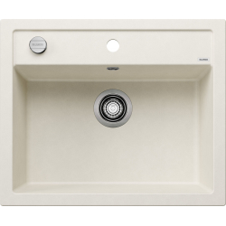 Zlewozmywak DALAGO 6 Silgranit delikatny biały korek auto. 527063