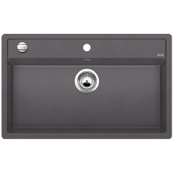 BLANCO DALAGO 8 Silgranit PuraDur Szarość skały, korek auto. 518852