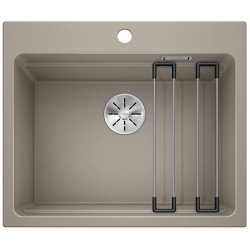 BLANCO ETAGON 6 Silgranit PuraDur Tartufo, InFino, szyny 524546