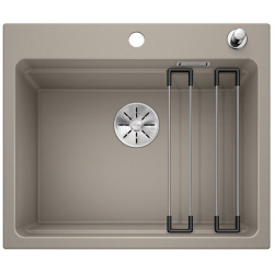 BLANCO ETAGON 6 Silgranit PuraDur Tartufo, korek auto., InFino, szyny 524536