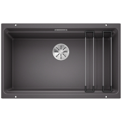 BLANCO ETAGON 700-U Silgranit PuraDur Szarość skały, InFino, szyny 525168