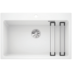 BLANCO ETAGON 8 Silgranit PuraDur Biały, InFino, szyny 525191