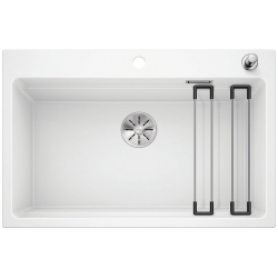 BLANCO ETAGON 8 Silgranit PuraDur Biały, korek auto., InFino, szyny 525181