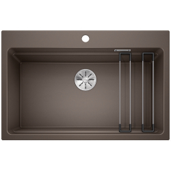 BLANCO ETAGON 8 Silgranit PuraDur Kawowy, InFino, szyny 525196