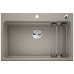 BLANCO ETAGON 8 Silgranit PuraDur Tartufo, korek auto., InFino, szyny 525184