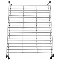 BLANCO Kratka ociekowa uniwersalna stal nierdzewna, 384x252