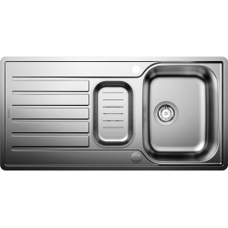 BLANCO LANTOS II 6 S-IF stal szczotkowana, odwracalny, korek auto., odsączarka stalowa 526628