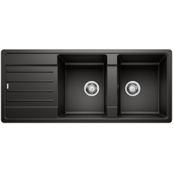 BLANCO LEGRA 8 S Silgranit czarny, odwracalny 526088