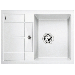 BLANCO METRA 45 S Compact Silgranit PuraDur Biały odwracalny