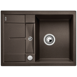 BLANCO METRA 45 S Compact Silgranit PuraDur Kawowy odwracalny, korek auto.