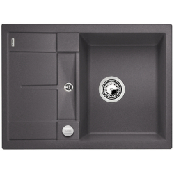 BLANCO METRA 45 S Compact Silgranit PuraDur Szarość skały odwracalny, korek auto.