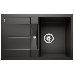 BLANCO METRA 45 S Silgranit PuraDur Czarny odwracalny 525915