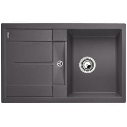 BLANCO METRA 45 S Silgranit PuraDur Szarość skały odwracalny 518869