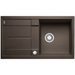 BLANCO METRA 5 S-F Silgranit PuraDur Kawowy odwracalny, korek auto.