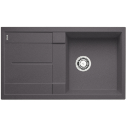 BLANCO METRA 5 S Silgranit PuraDur Szarość skały odwracalny 518872