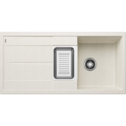 Zlewozmywak METRA 6 S Silgranit delikatny biały odwracalny 527117
