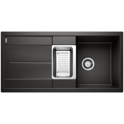 BLANCO METRA 6 S Silgranit PuraDur Czarny odwracalny 525927