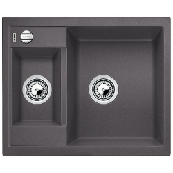 BLANCO METRA 6 Silgranit PuraDur Szarość skały odwracalny, korek auto.