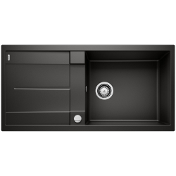 BLANCO METRA XL 6 S Silgranit PuraDur Czarny odwracalny, korek auto. 525931