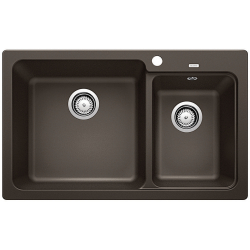 BLANCO NAYA 8 Silgranit PuraDur Kawowy lewa 519653