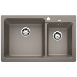 BLANCO NAYA 8 Silgranit PuraDur Tartufo lewa 519652