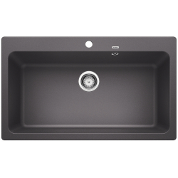 BLANCO NAYA XL 9 Silgranit PuraDur Szarość skały