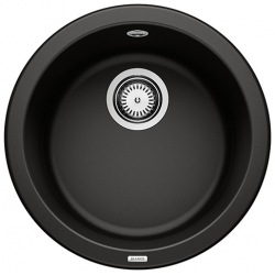 BLANCO RONDO Silgranit czarny