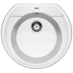 BLANCO RONDOVAL 45 Silgranit PuraDur Biały