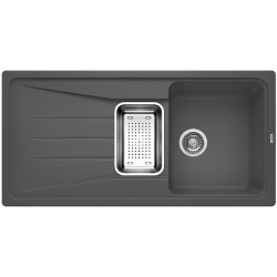 BLANCO SONA 6 S Silgranit PuraDur Szarość skały odwracalny, odsączarka stalowa