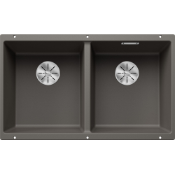 Komora podwieszana SUBLINE 350/350-U Silgranit wulkaniczny szary, InFino