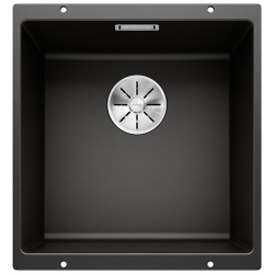 BLANCO SUBLINE 400-U Silgranit PuraDur Czarny, InFino 525990