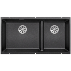 BLANCO SUBLINE 480/320-U Silgranit PuraDur Antracyt lewa, InFino 523584