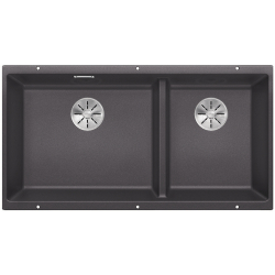 BLANCO SUBLINE 480/320-U Silgranit PuraDur Szarość skały lewa, InFino 523585