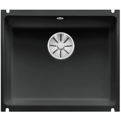 BLANCO SUBLINE 500-U Ceramika PuraPlus Czarny, InFino 523740