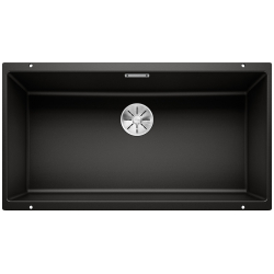 BLANCO SUBLINE 800-U Silgranit PuraDur Czarny, InFino 526005