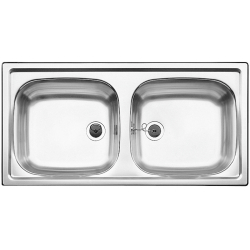 BLANCO TOP EZ 8x4 Stal matowa odwracalny, bez przelewu (1 1/2) 500372