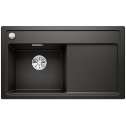 BLANCO ZENAR 45 S Silgranit czarny lewa, korek auto., InFino 526034