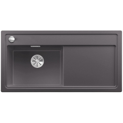 BLANCO ZENAR XL 6 S-F Silgranit PuraDur Szarość skały lewa, korek auto., InFino