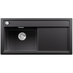 BLANCO ZENAR XL 6 S Silgranit PuraDur Antracyt lewa, korek auto., InFino, deska jesionowa 523984