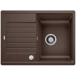 BLANCO ZIA 45 S Compact Silgranit PuraDur Kawowy odwracalny, korek auto.524720