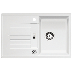 BLANCO ZIA 45 S Silgranit PuraDur Biały odwracalny, korek auto.514718
