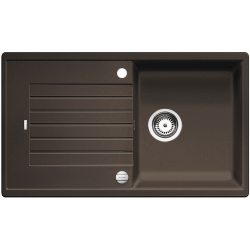 BLANCO ZIA 5 S Silgranit PuraDur Kawowy odwracalny, korek auto.520510