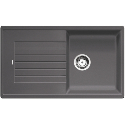 BLANCO ZIA 5 S Silgranit PuraDur Szarość skały odwracalny