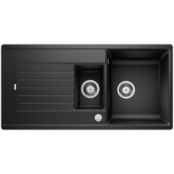 BLANCO ZIA 6 S Silgranit czarny, odwracalny, korek auto.526020