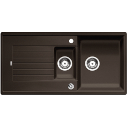 BLANCO ZIA 6 S Silgranit PuraDur Kawowy odwracalny, korek auto.515071