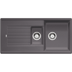 BLANCO ZIA 6 S Silgranit PuraDur Szarość skały odwracalny