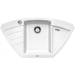 BLANCO ZIA 9 E Silgranit PuraDur Biały narożny, korek auto.514750