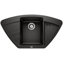 BLANCO ZIA 9 E Silgranit czarny narożny 526031