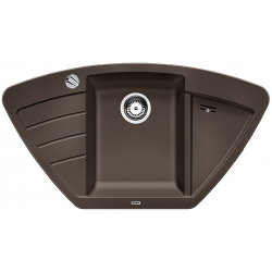 BLANCO ZIA 9 E Silgranit PuraDur Kawowy narożny, korek auto.