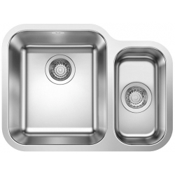 BLANCO SUPRA 340/180-U Stal szczotkowana, lewa